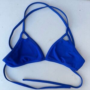 Jolyn Blue Bikini Top